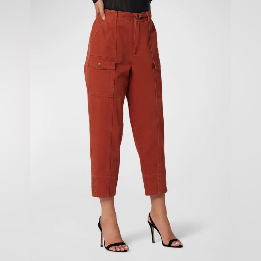 Joie Hadiya Arabian Spice Lots of Pockets Cargo Wide Leg Pants 10